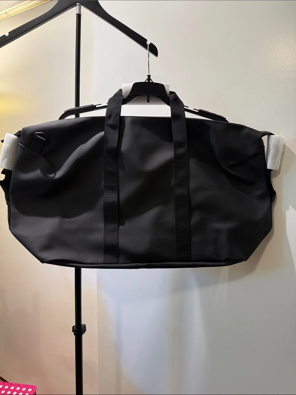 Rains Black Men’s Duffel Bag